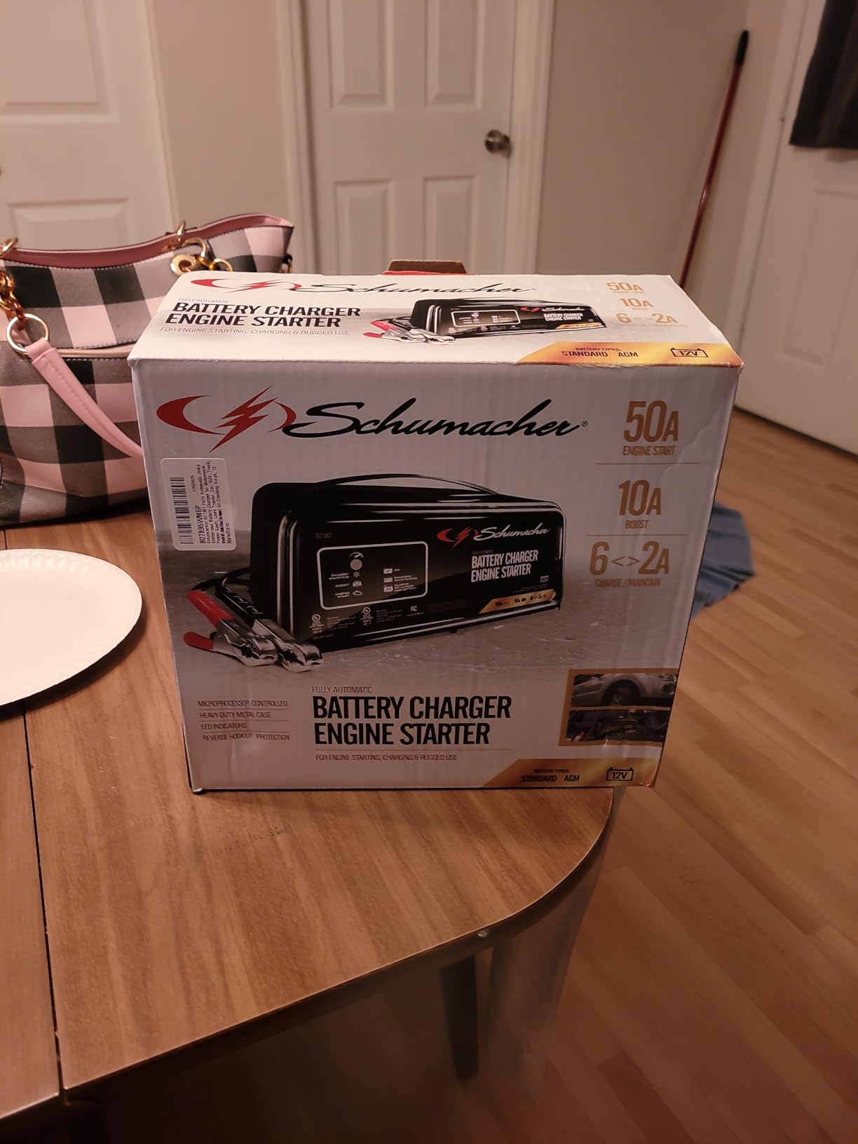 Schumacher Electric 50A 12V Car Battery Charger, Engine Starter & Maintainer - Fully Automatic Battery Charger for Cars, Trucks & RVs - 6A Charge/ 2A Maintain & 10A Boost Modes - SC1361 customer photo 2