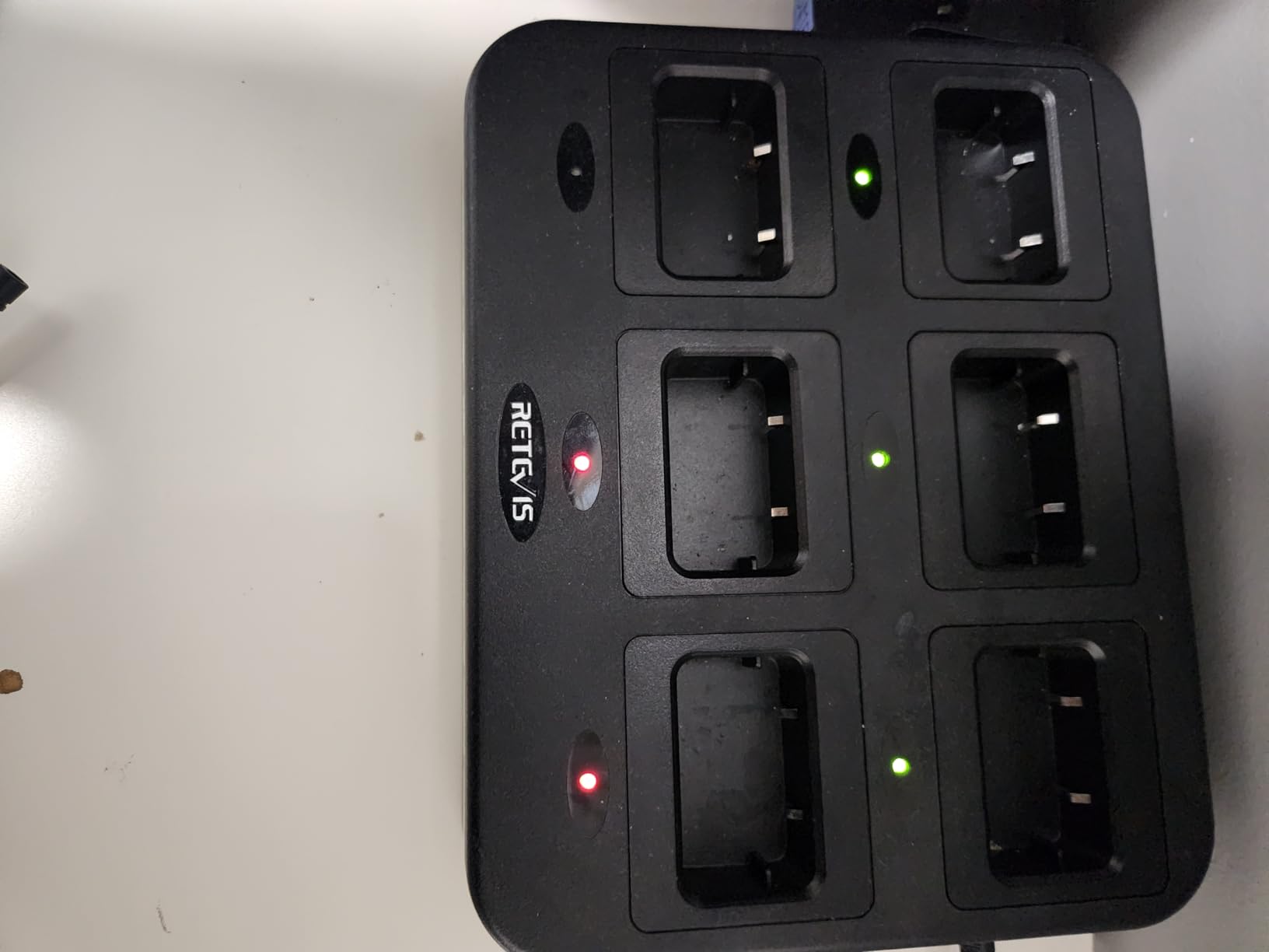 Retevis RT21 H-777S Six-Way Charger, Multi Unit Rapid Gang Charger, Compatible with Retevis RT21 H-777S, RT21V, RT28, RT53 Walkie Talkies and Batteries (1 Pack) customer photo 2