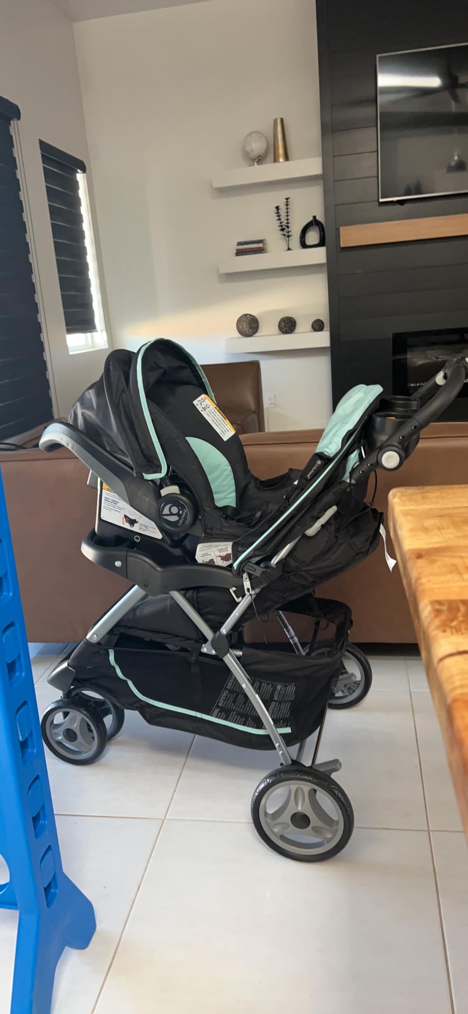 Baby Trend EZ Ride 35 Travel System Stroller & Infant Car Seat, Doodle Dots | Lightweight and Foldable Compact Design with One Hand Fold and Adjustable Handle customer photo 1