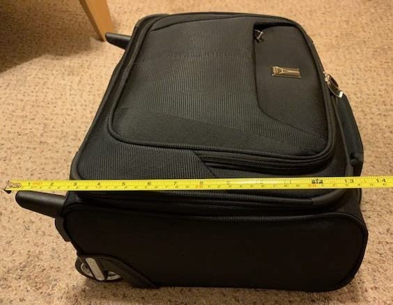 Travelpro Maxlite 5 Softside Rolling Underseat Tote, Black, 14-Inch customer photo 2
