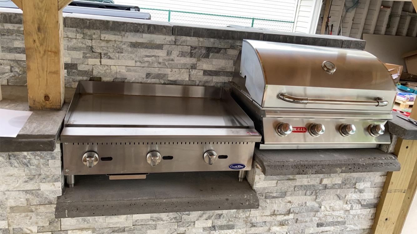 Cook Rite ATMG-36 Commercial Griddle Heavy Duty Manual Flat Top Restaurant Griddle Stainless Steel Portable Grill Natural Gas 36