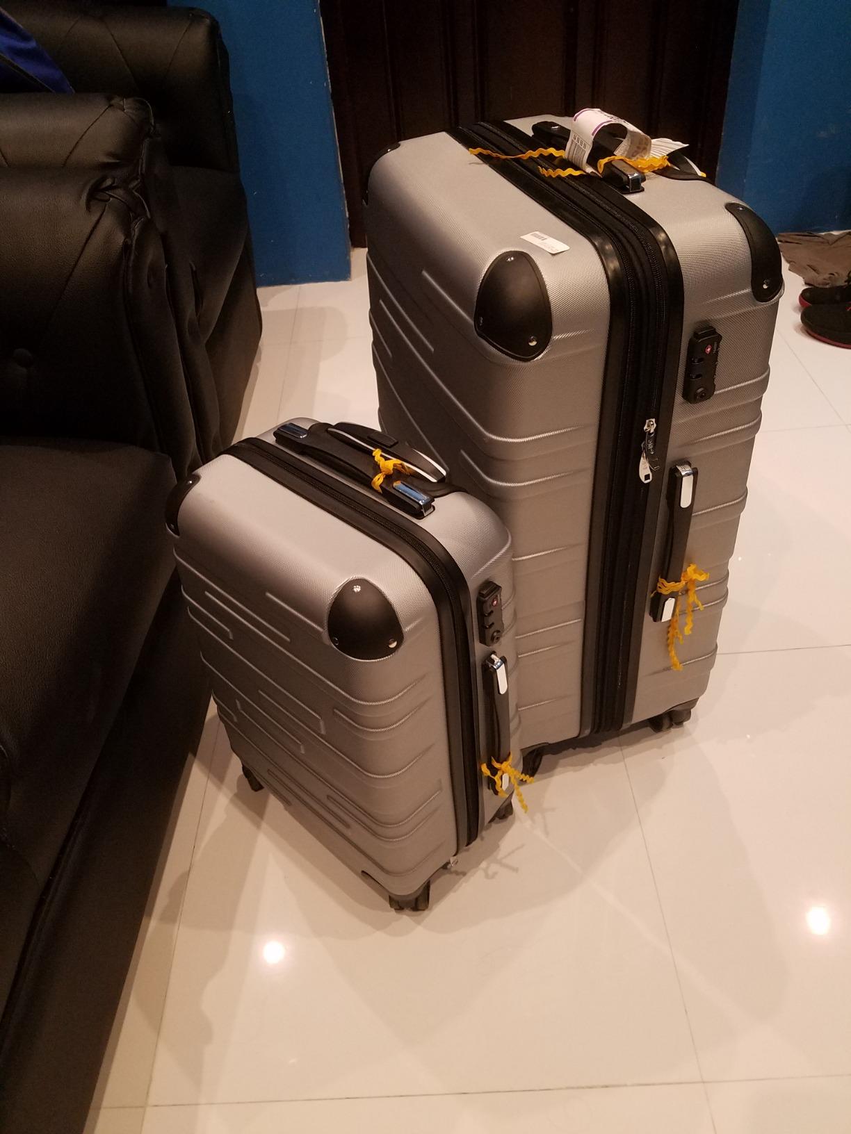 Coolife Hardside ABS Luggage, TSA Lock, Spinner Wheels, 3-Piece Set customer photo 1