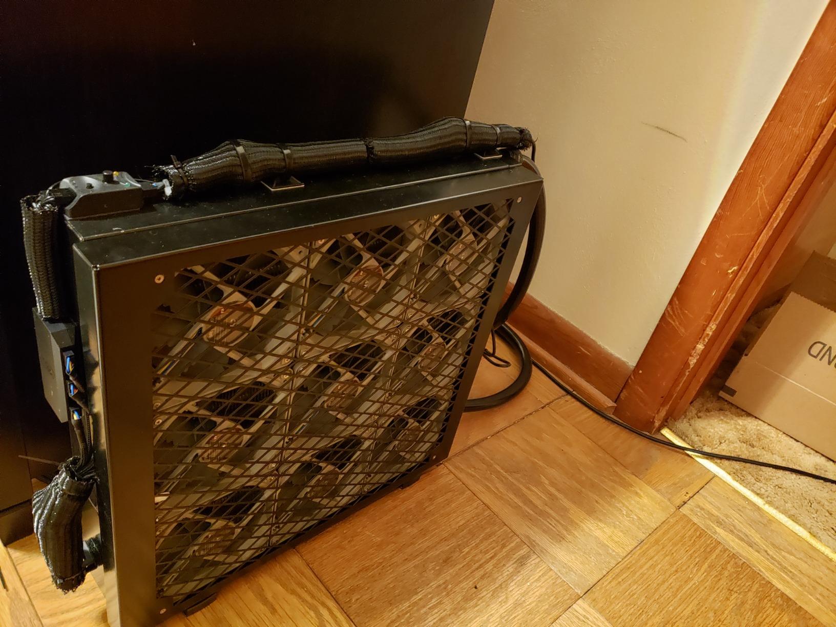 Noctua NF-P12 redux-1700 PWM, High Performance Cooling Fan, 4-Pin, 1700 RPM (120mm, Grey) customer photo 1