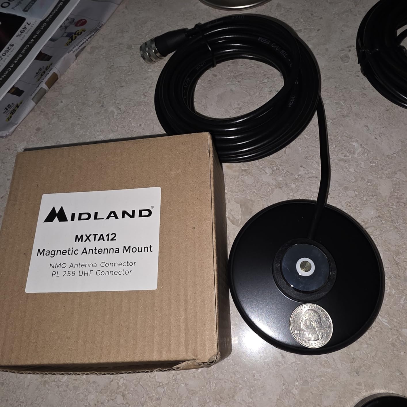 Midland MicroMobile MXTA12 Antenna Mag Mount customer photo 1