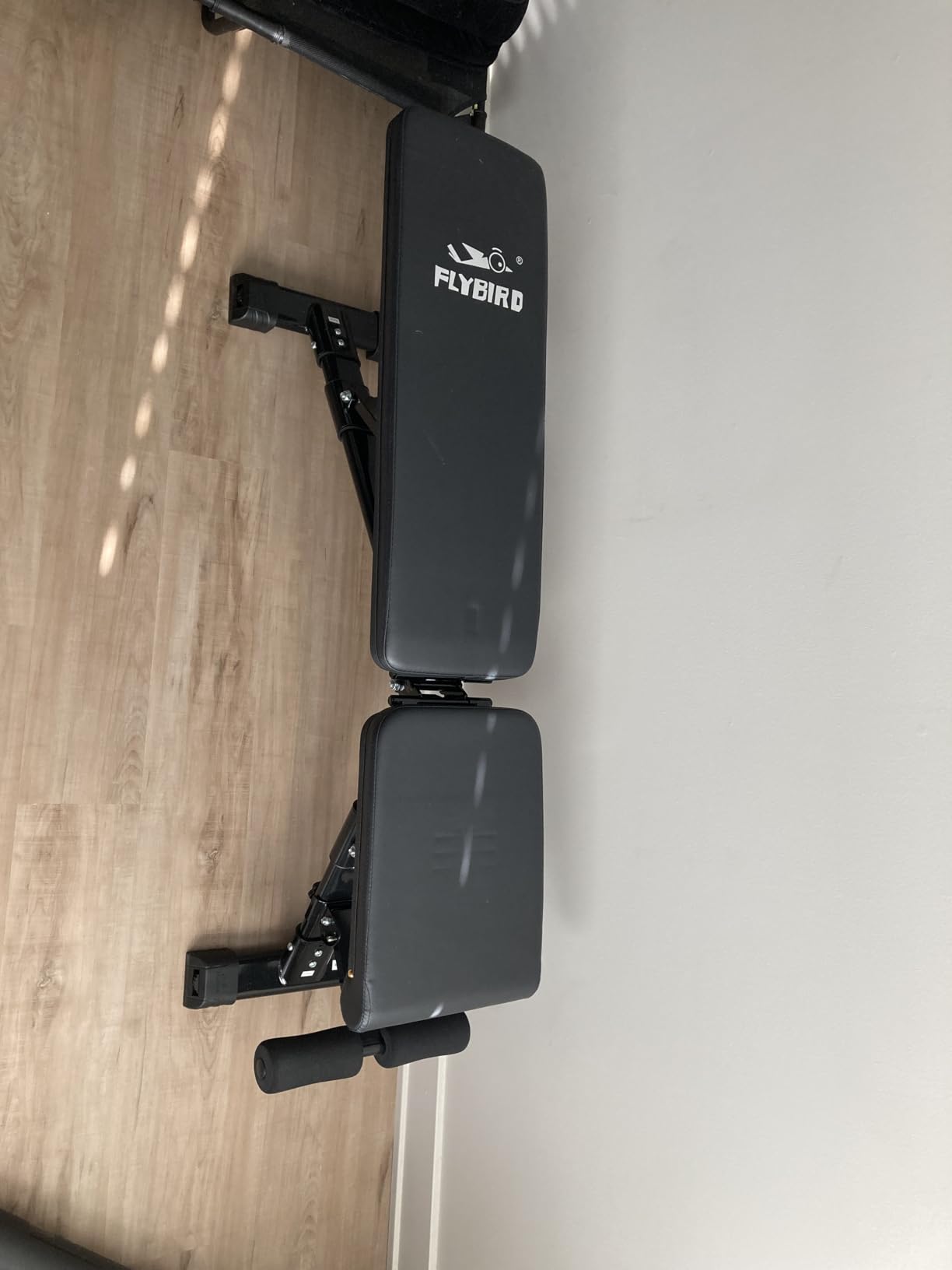 FLYBIRD WB5 Weight Bench, ASTM-Certified 800LBS Adjustable Weight Bench Workout Bench Foldable for Home Gym, 90° to -30° FID and 30in Extended Backrest for Bench Press Strength Training Exercise customer photo 2