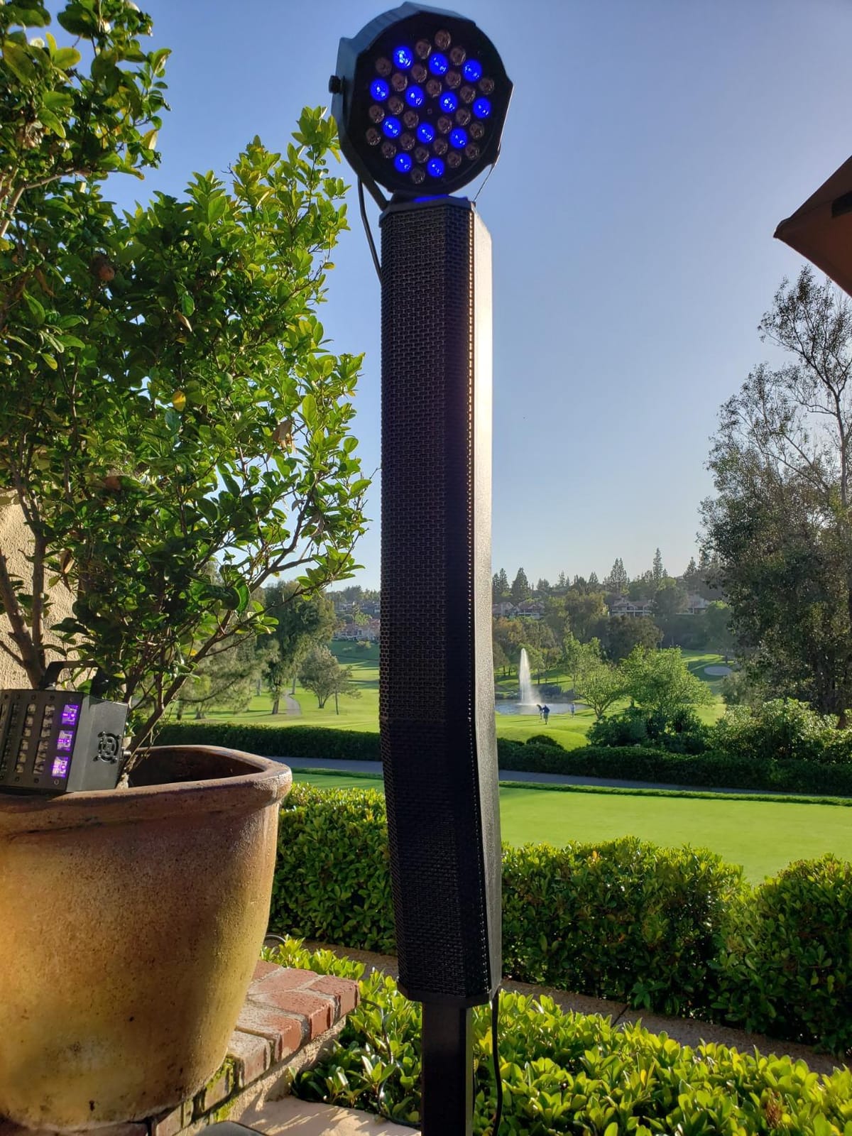 70W 7LED RGBWA Stage Par Lights by Remote & DMX Control | Auto Play Sound Activated, Uplights for Wedding Church Christmas Club Bands Mobile DJ Events Party customer photo 1
