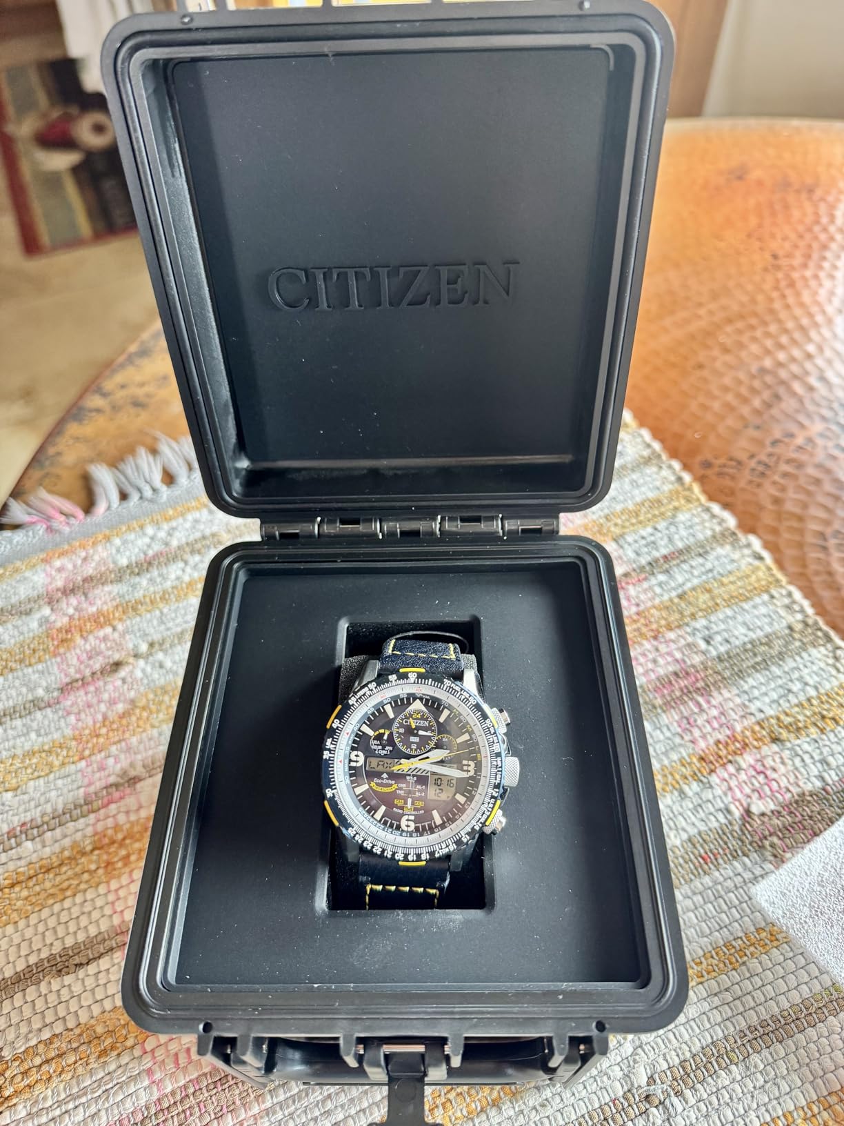 CITIZEN Men's Blue Angels Eco-Drive 45mm Stainless Steel JY8078-01L customer photo 1