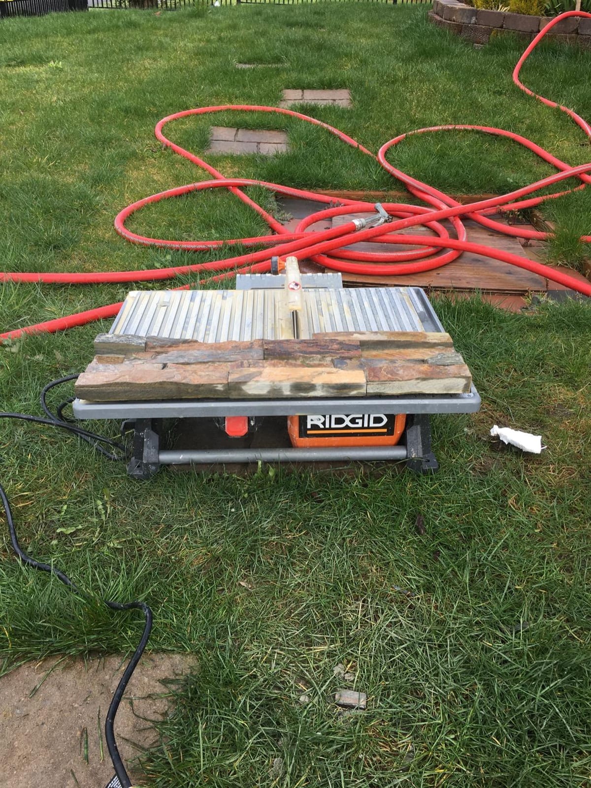 6.5-AMP 7 in. Blade Corded Table Top Wet Tile Saw customer photo 1