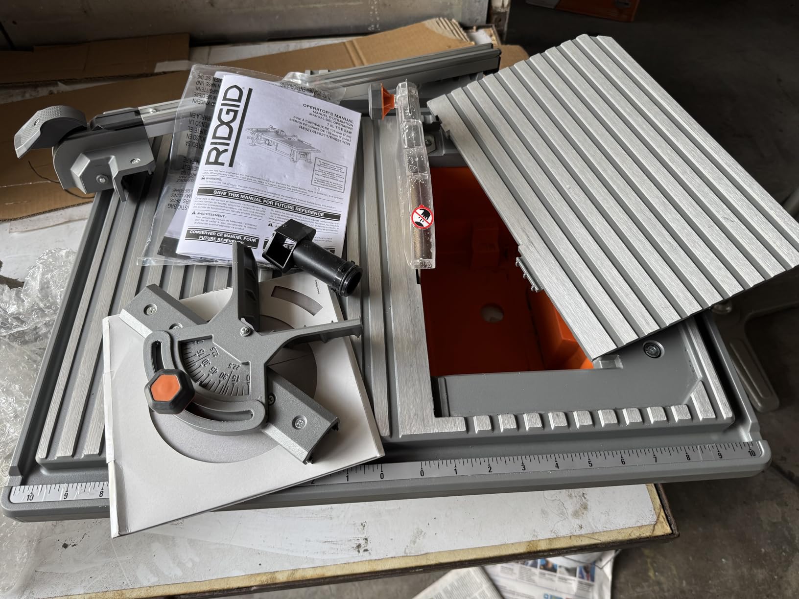 6.5-AMP 7 in. Blade Corded Table Top Wet Tile Saw customer photo 2