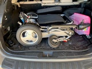 Porto Mobility Ranger Discovery Lightweight Foldable Weatherproof Exclusive Electric Wheelchair, Portable, Brushless Powerful Motors, Dual Battery, All Terrain (Silver, Standard) customer photo 1