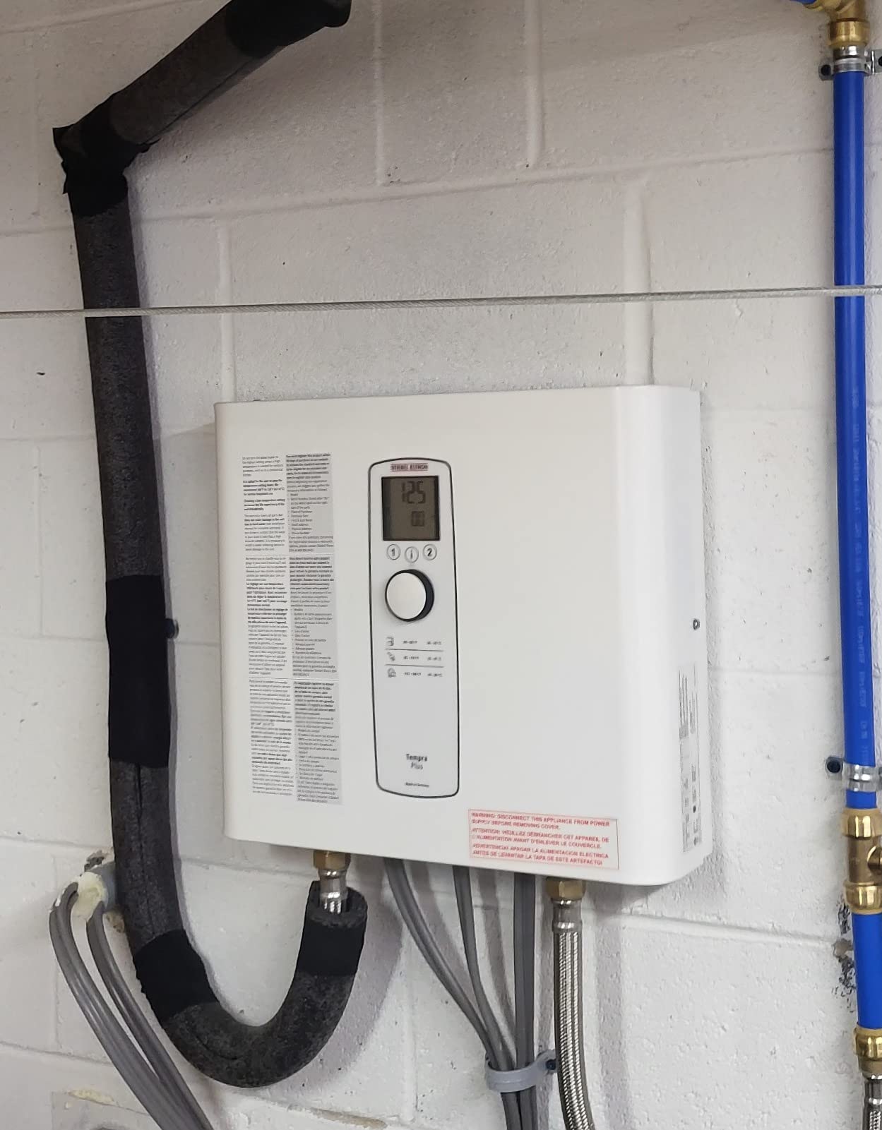 Stiebel Eltron Tankless Water Heater - Tempra 29 Plus - Electric, 28.8kW, On Demand Hot Water, Eco, White, Made in Germany customer photo 2