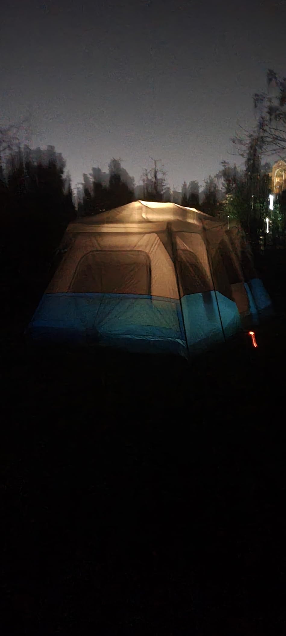 CORE Instant Cabin Tents with LED Lights | Family Multi Room Lighted Pop Up Tents for Camping | Included Storage Pockets for Camping Accessories customer photo 1