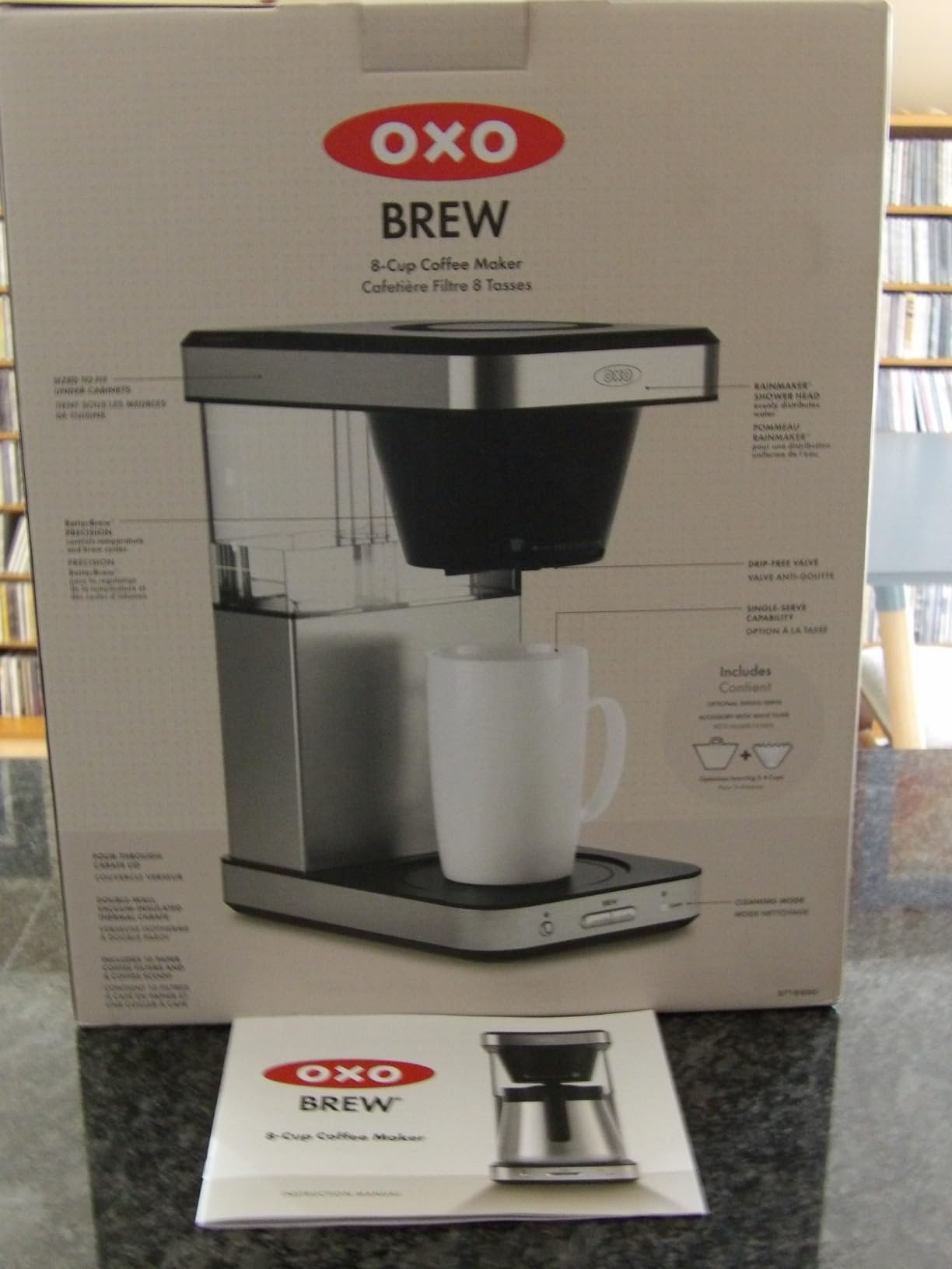 OXO Brew 8-Cup Coffee Maker - Single-Serve, Thermal Carafe, Stainless Steel customer photo 2