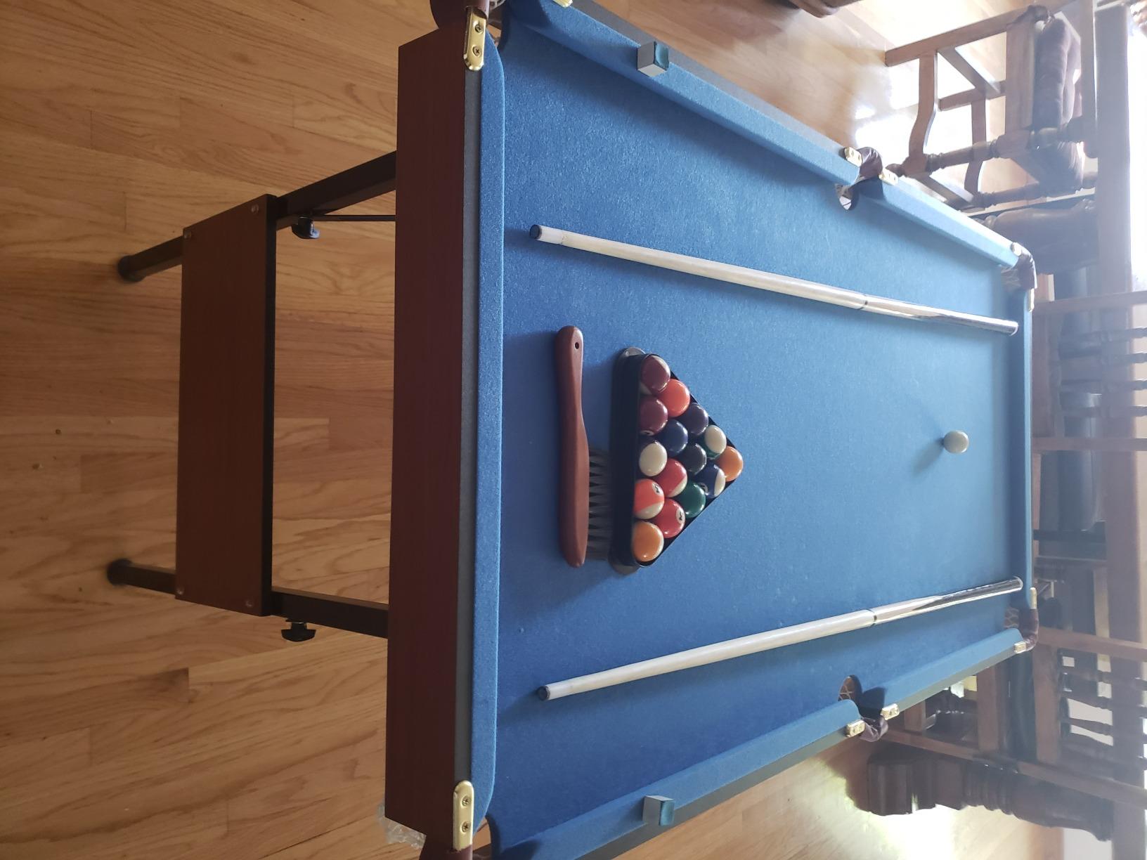 RACK Crux 55-inch Folding Billiard/Pool Table - Portable, Space-Saving Foldable Design customer photo 2