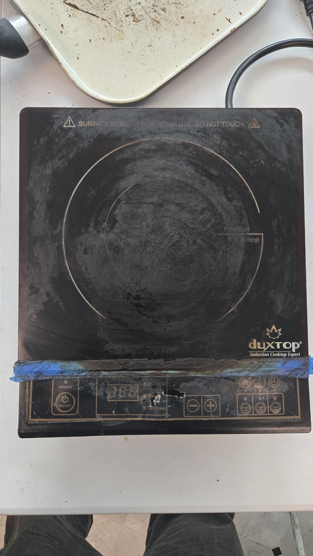 Duxtop 1800W Portable Induction Cooktop Countertop Burner, Silver 8120MC | BT-180G3 customer photo 1