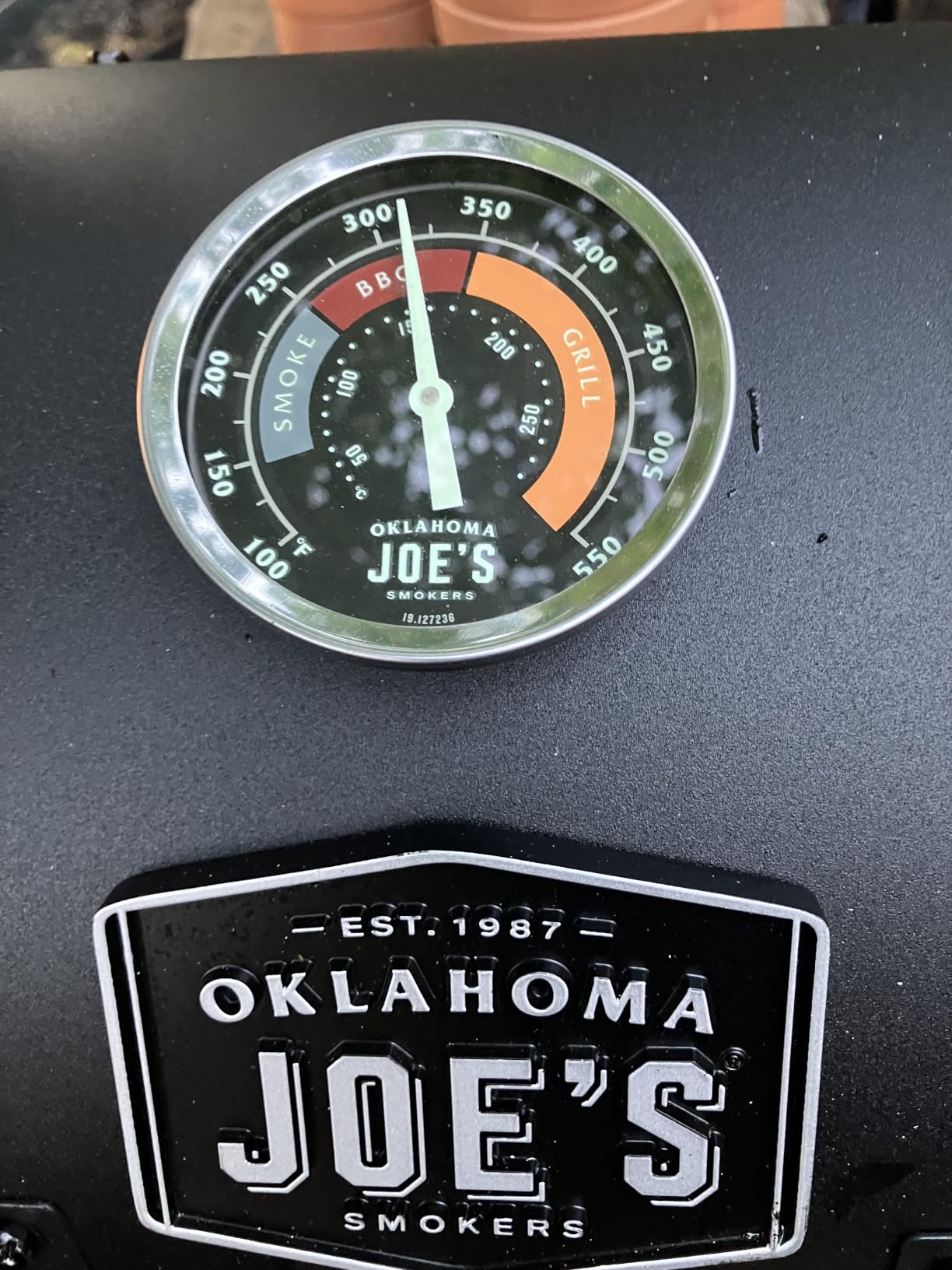 Oklahoma Joe's Rambler Portable Charcoal Grill with 218 sq. in. Cooking Area in Black customer photo 2