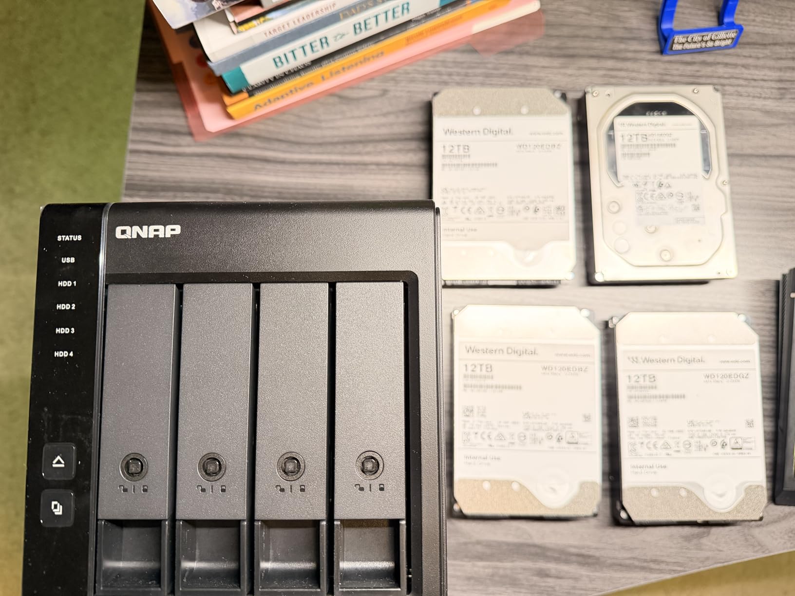 QNAP TR-004 4 Bay USB Type-C Direct Attached Storage (DAS) with hardware RAID (Diskless) customer photo 1
