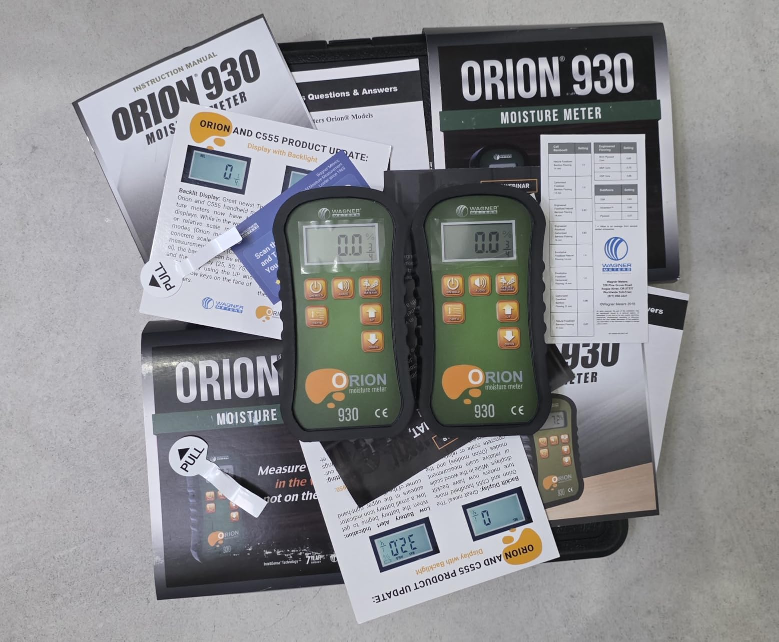 Orion 930 Pinless Wood Moisture Meter by Wagner Meters - Accurate, Non-Damaging, Dual Depth Lumber Moisture Measurement, On-site Calibration customer photo 1
