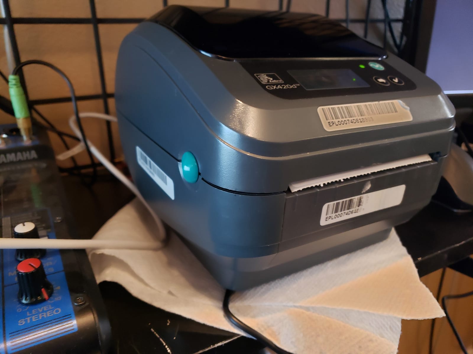 Zebra GX420D Thermal Label Barcode Printer GX42-202410-000 (Renewed) customer photo 1