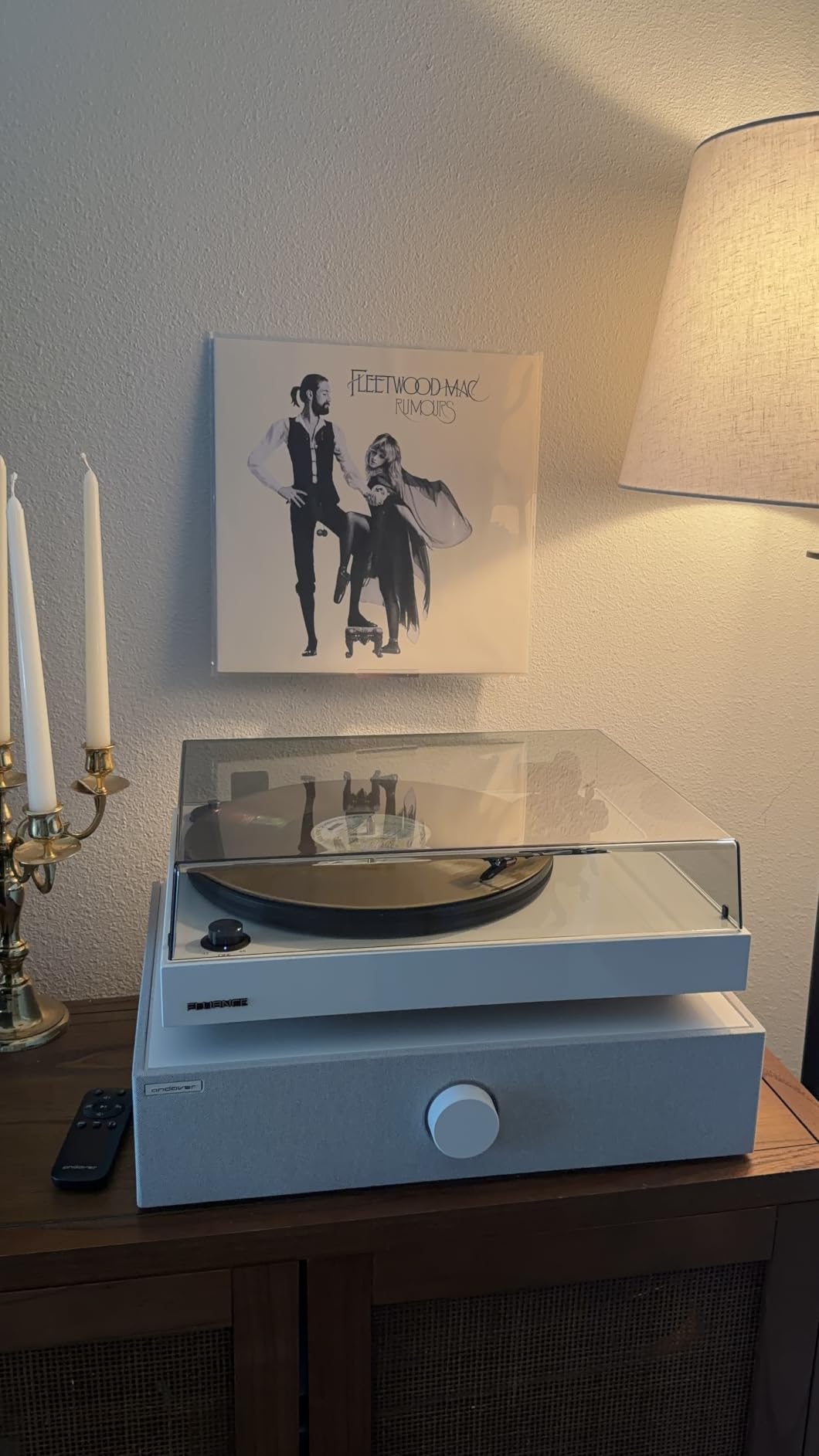 Fluance RT82 Reference High Fidelity Vinyl Turntable Record Player with Ortofon OM10 Cartridge, Speed Control Motor, High Mass MDF Wood Plinth, Vibration Isolation Feet - Piano Black customer photo 1