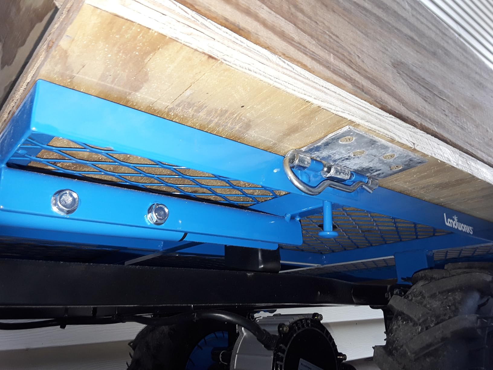 Landworks Electric Utility Cart, 500 lb Load | 48V Lead-Acid Power Wagon Uses a 500W Motor to Tow 1000 lb Through Garages, Warehouses and Outdoor Areas customer photo 2
