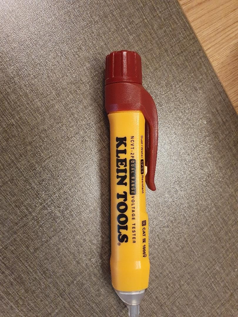 Klein Tools NCVT2P Dual Range, Non-Contact Voltage Tester, 12-1000V AC, Visual and Audible Indicators, Auto Power Off customer photo 2