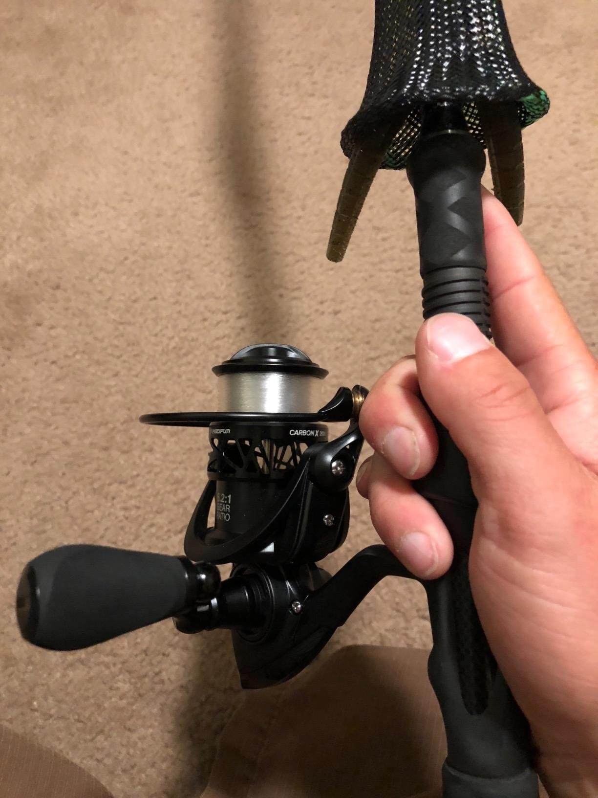Piscifun Carbon X Ultralight Spinning Reel, Carbon Frame, 33lb Max Drag | 10+1 shielded bearings, smooth retrieve, two handle styles by size, balanced for freshwater bass and trout fishing, 500-4000 customer photo 2
