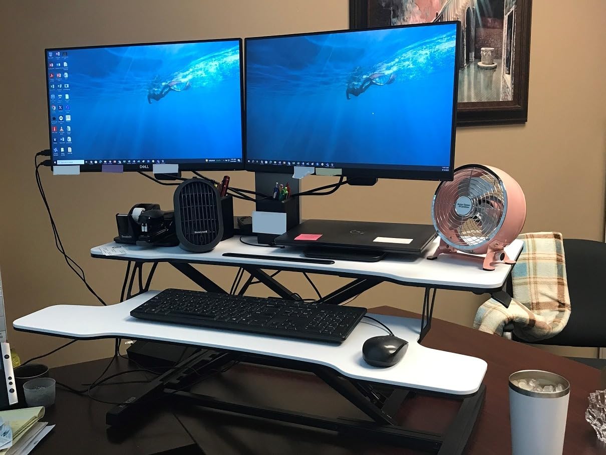 FITUEYES Height Adjustable Standing Desk 36