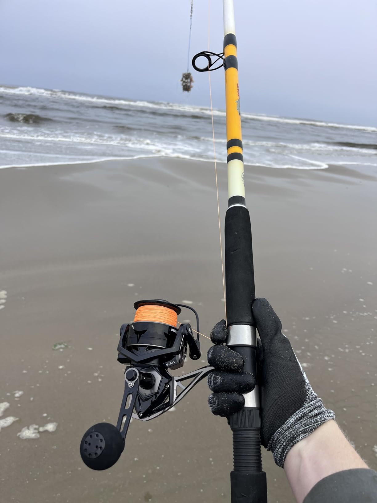 KastKing Megatron Spinning Fishing Reels with 5.2:1 Gear Ratio | Max Drag: 39.5 lb, 7+1 BB, 13.4 oz, Aerospace Aluminum Alloy Skeletal Frame, Robot Inspired Aluminum Handle, EVA Grips customer photo 2