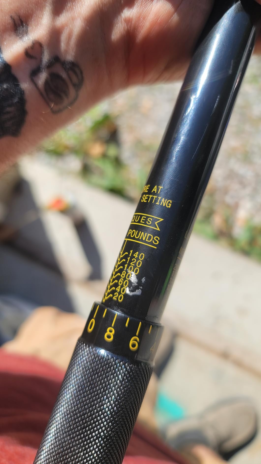 LEXIVON Torque Wrench 1/2-Inch Drive Click 10~150 Ft-Lb/13.6~203.5 Nm (LX-183) customer photo 1