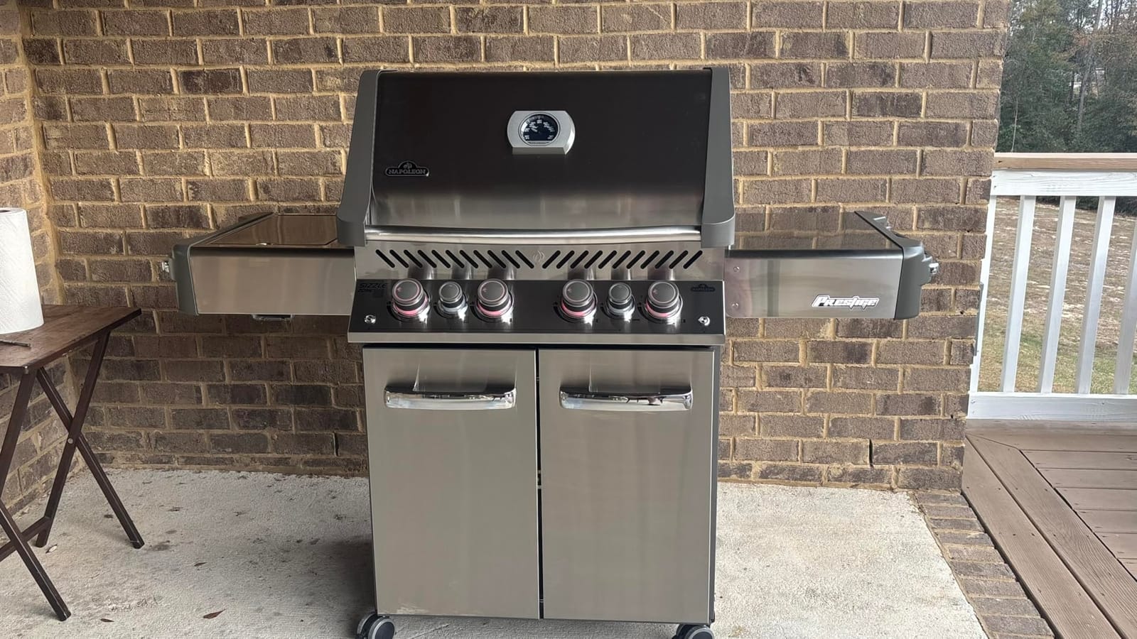 Napoleon P500RSIBNSS-3 Prestige 500 RSIB Natural Gas Grill with Infrared Side and Rear Burner, Stainless Steel customer photo 1