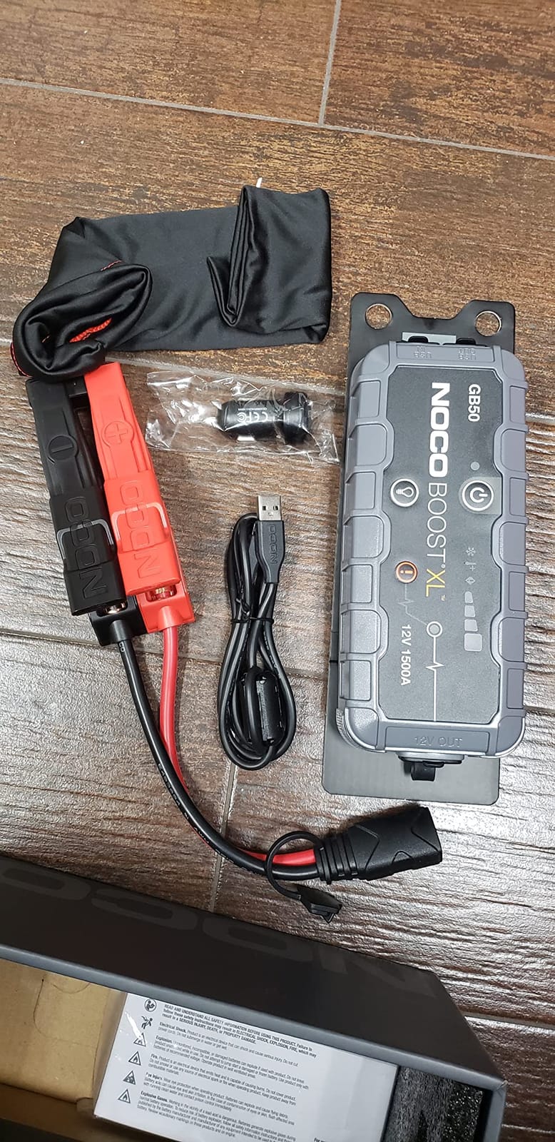 NOCO Boost GB50 1500A UltraSafe Jump Starter, 12V Lithium Battery Booster | Spark-Proof & Reverse Polarity Protection, For Car, Truck, Motorcycle, SUV, Boat, ATV, RV, up to 7.0L Gas & 4.5L Diesel customer photo 1