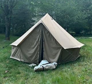 WHITEDUCK Regatta Canvas Bell Tent Water Repellent - w/StoveJack, Waterproof, 4 Season Luxury Camping and Glamping Yurt Tent Outdoor customer photo 2