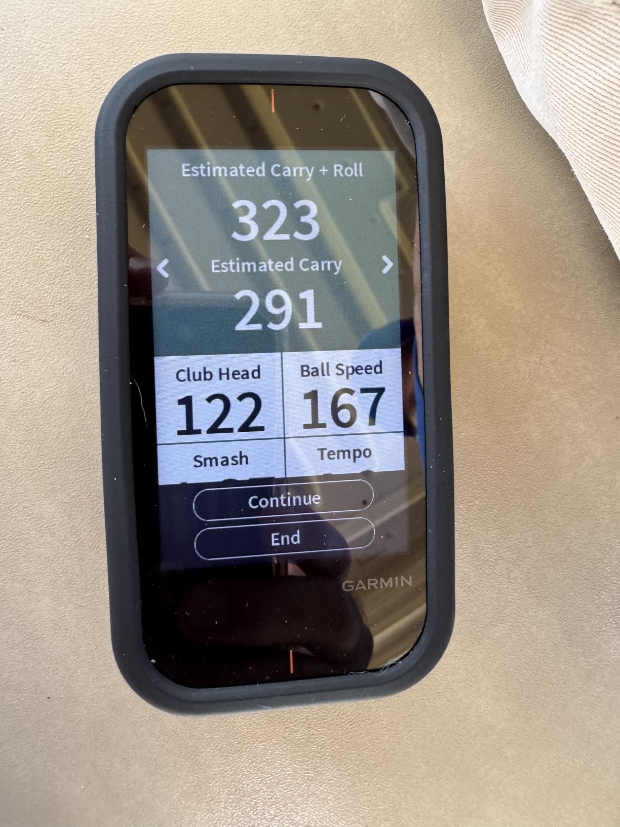 Garmin Approach G80, All-in-One Premium GPS Golf Handheld with Integrated Launch Monitor, 3.5 inch Touchscreen customer photo 2