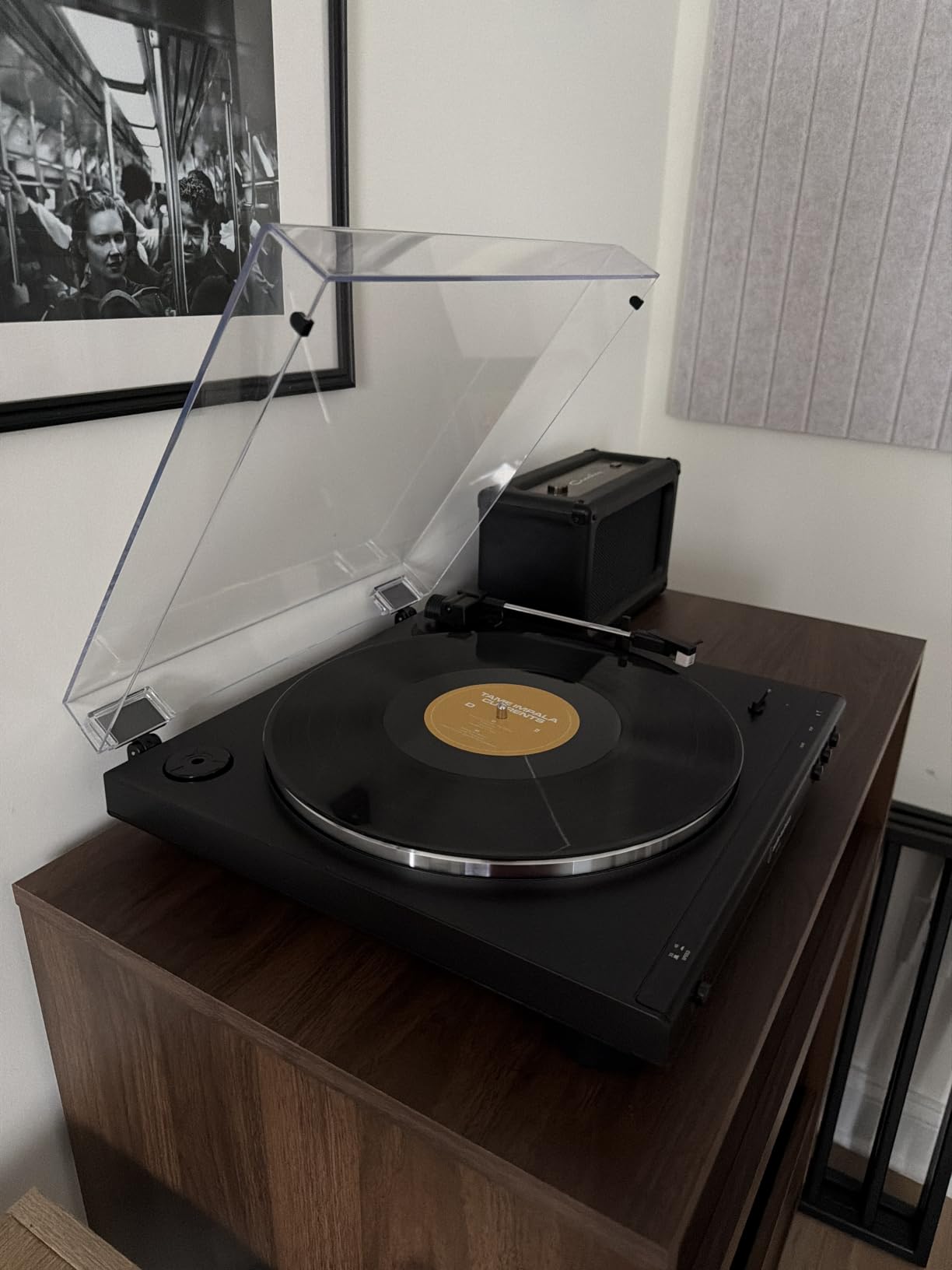 Audio-Technica AT-LP60X-BK Fully Automatic Belt-Drive Stereo Turntable, Black, Hi-Fi, 2 Speed, Dust Cover, Anti-Resonance, Die-Cast Aluminum Platter | 33-1/3 and 45 Rpm, Die-Cast Aluminum Platter, DC Servo Motor, Switchable Phono and Line Output, Vm Cartridge, Dust Cover customer photo 1