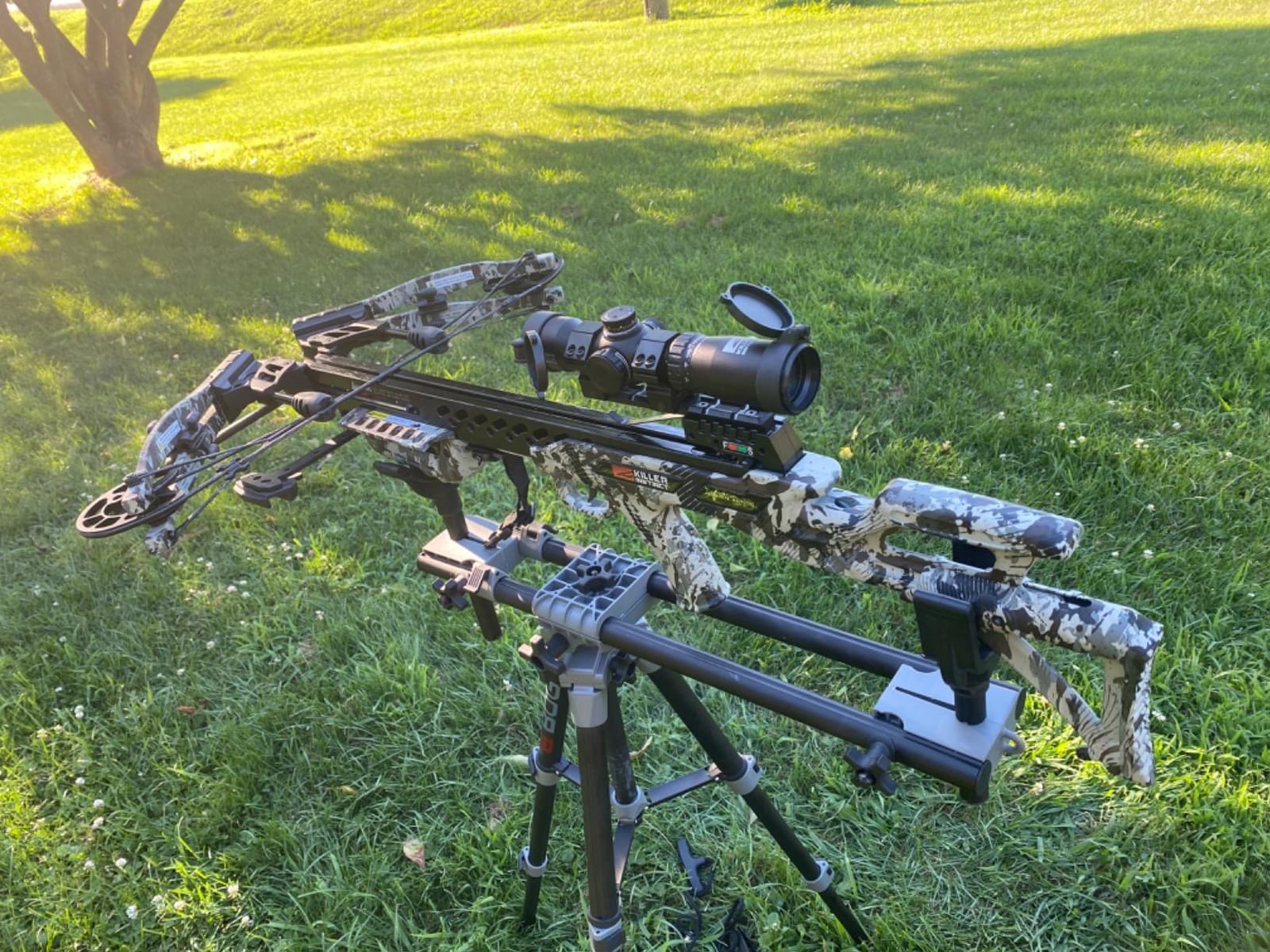 Killer Instinct Lumix Speedring 1.5-5 x 32 IR-E Crossbow Scope | Semi-Circle for great contrast, Match to any bow speeds between 270 customer photo 1