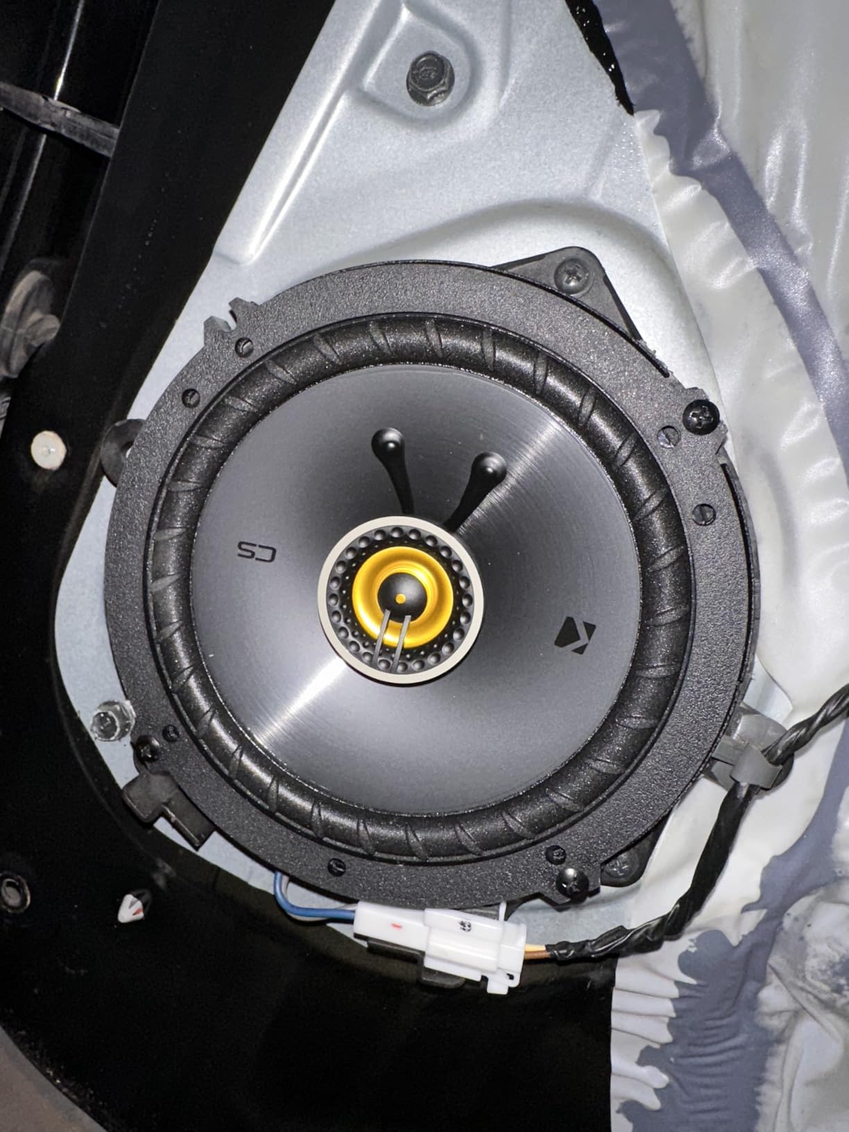 KICKER 46CSC654 CS-Series CSC65 6.5-Inch (160mm) Coaxial Speakers, 4-Ohm (Pair) | 6 1/2 inch door audio upgrade, direct factory stereo replacement, front or rear doors customer photo 1