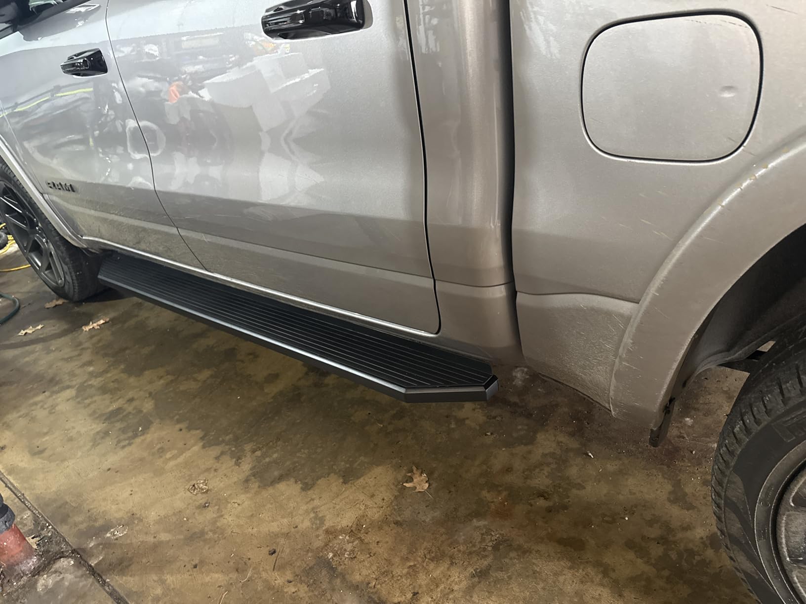 APS 6in (Black Stainless Steel Flat) Running Boards Compatible with Chevy Silverado GMC Sierra 1500 2019-2026 Crew Cab & 2500 HD 3500 HD 2020-2026 customer photo 2