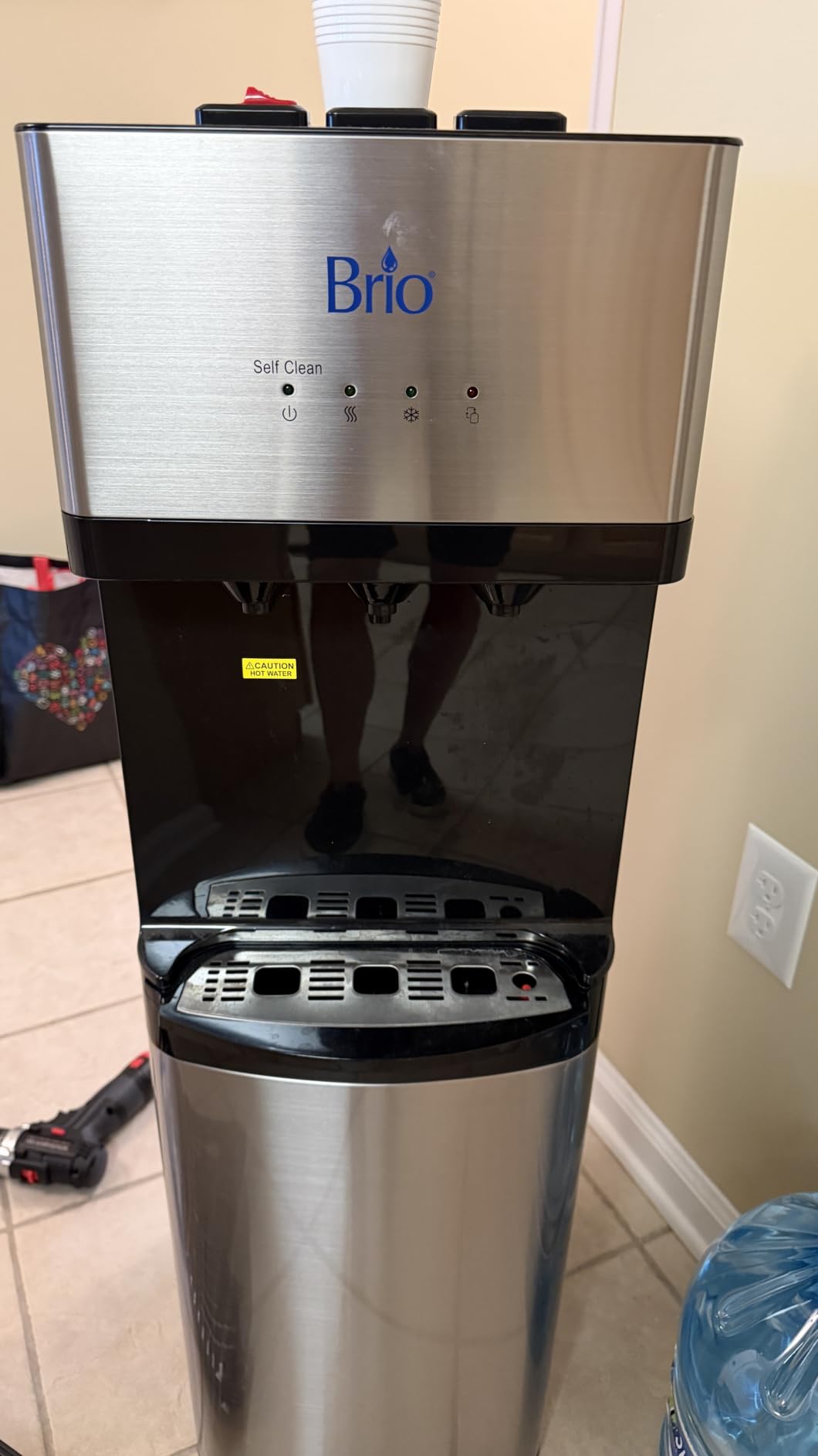 Brio Self Cleaning Bottom Loading Water Cooler Water Dispenser - Limited Edition - 3 Temperature Settings - Hot, Cold & Cool Water customer photo 2