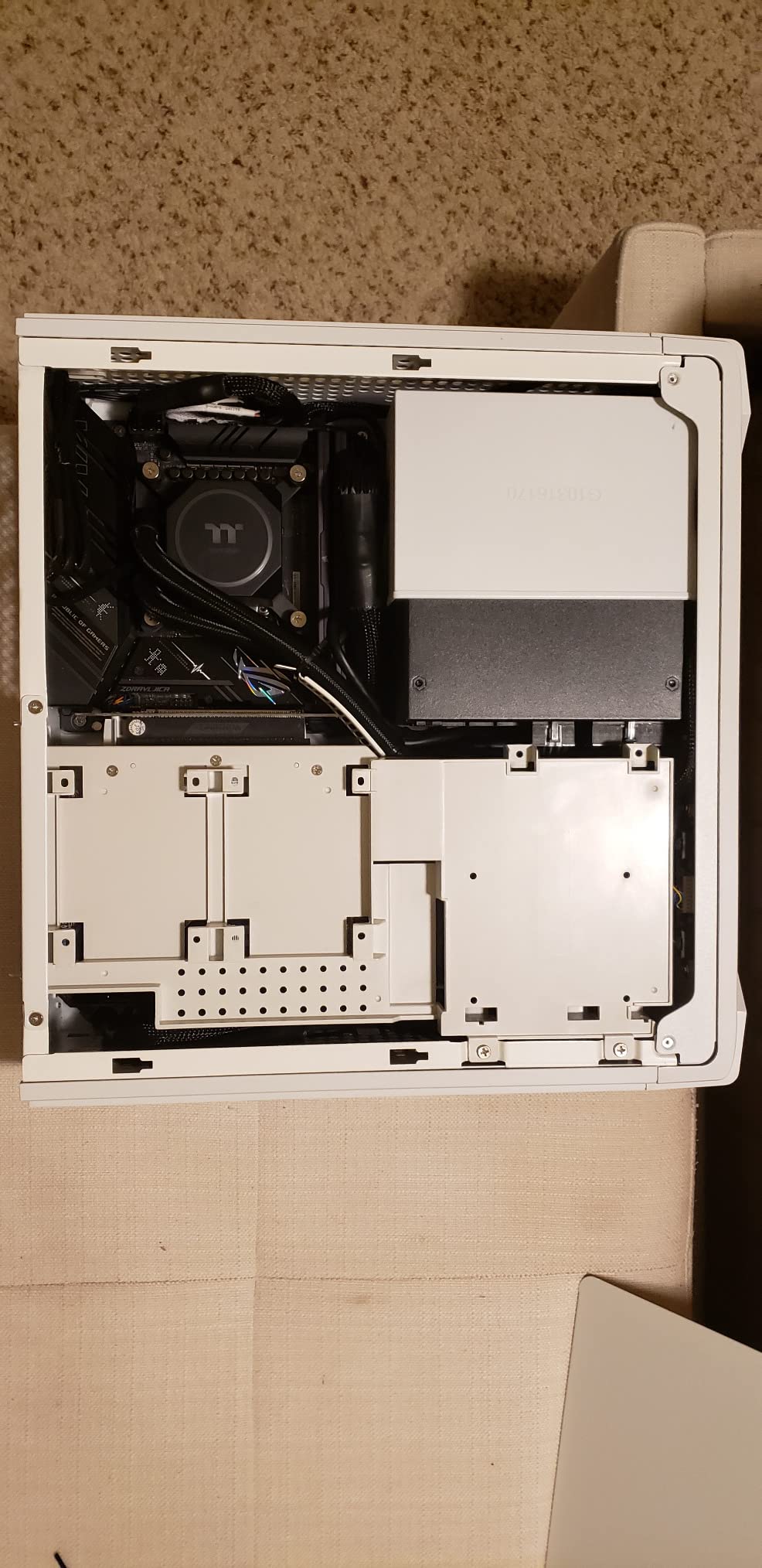 SilverStone Technology Slim Computer Case for Mini-ITX Motherboards with Integrated Addressable RGB Lighting SST-RVZ03W-ARGB customer photo 1