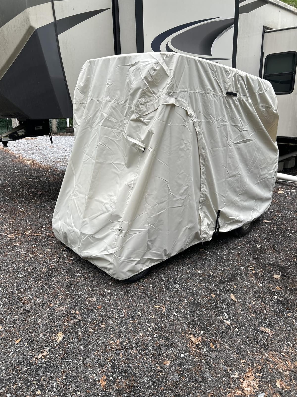 Explore Land Waterproof Golf Cart Cover for Most Brand 2/4/6 Passenger Car | Fits for EZGO/Club Car/Yamaha, with Driver Side Door, All Weather Protection customer photo 1