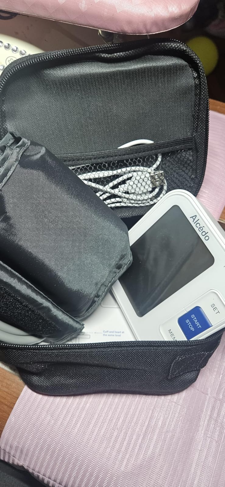 Alcedo Blood Pressure Monitor for Home Use, Upper Arm Cuff BP Machine | Large LCD Screen, Talking Function, 2x120 Memory, Large Cuff (8.7-16.5
