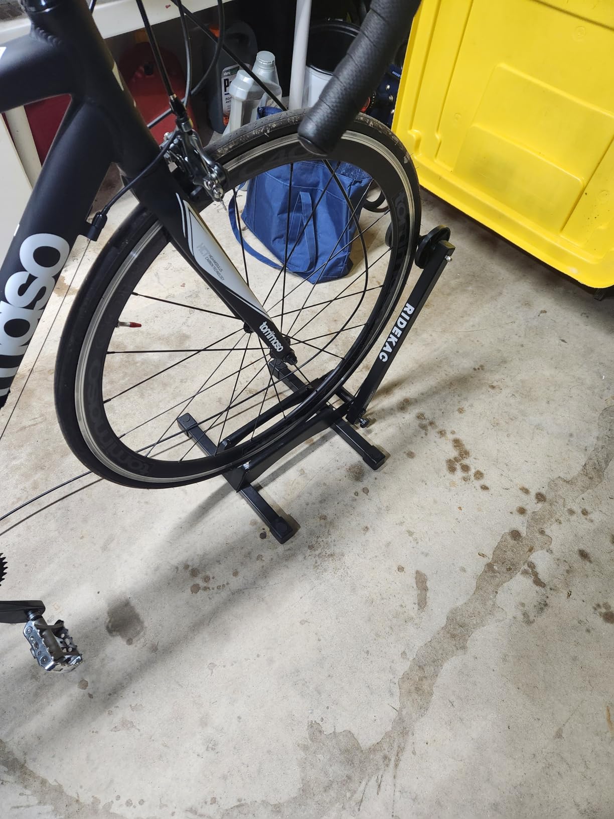 Alpcour Bike Trainer Stand - Portable Foldable Magnetic customer photo 2