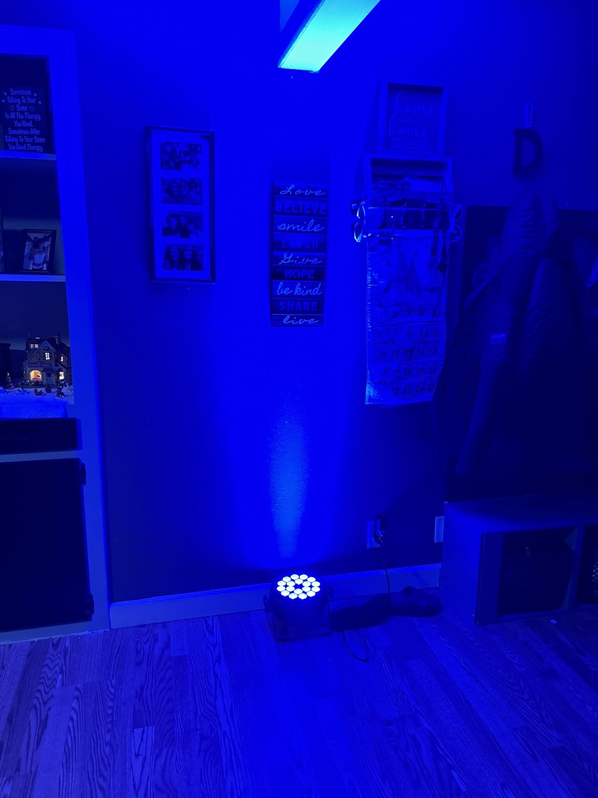 Par Lights LED Stage Lights, U'King 18x12W RGBW 4-in-1 Uplights Stage Lighting Effect by DMX and Sound Activated Control Wash Light for Wedding Parties Church Club DJ Live Show (8 Packs) customer photo 1