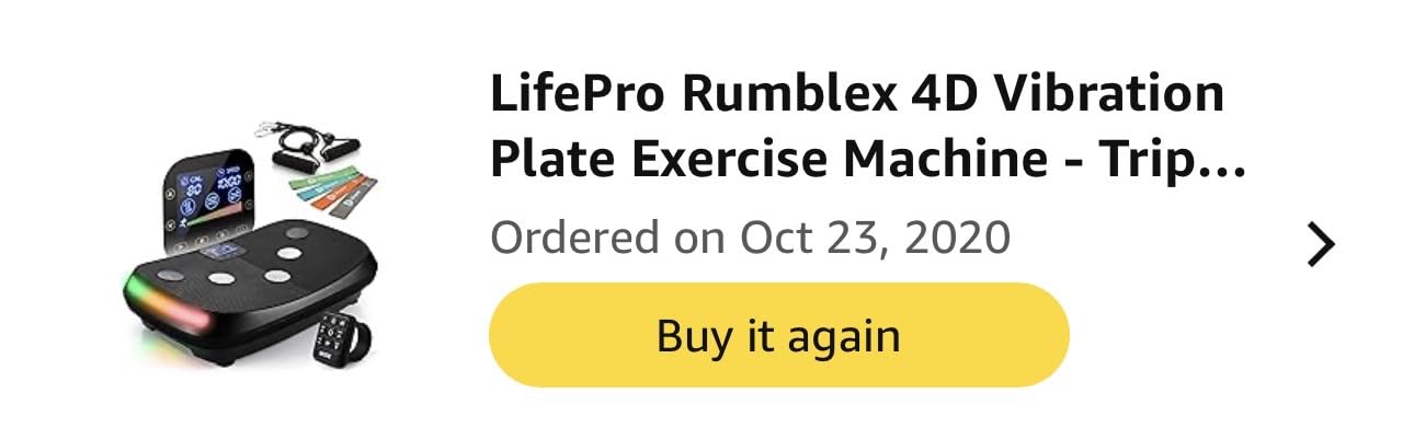 Lifepro Rumblex 4D Curved Vibration Plate Exercise Machine with 3 Motors | Calorie Tracking, 7 Modes, 60 Speeds, Bluetooth Speakers - Full Body Vibration Plate for Lymphatic Drainage & at Home Workout customer photo 2