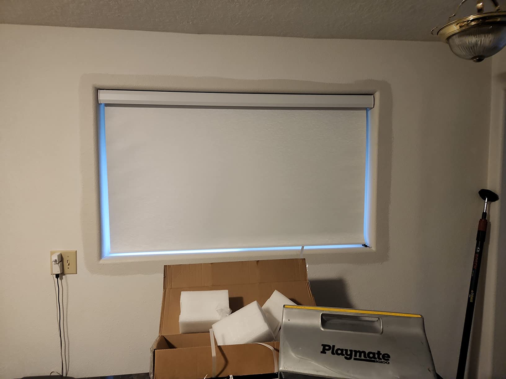 Yoolax Motorized Blinds with Remote, 100% Blackout Smart Blinds Custom Size | Motorized Shades for Indoor Windows, Works with Alexa Google Home Apple Home, Automatic Roller Shades for Bedroom Home Office customer photo 1