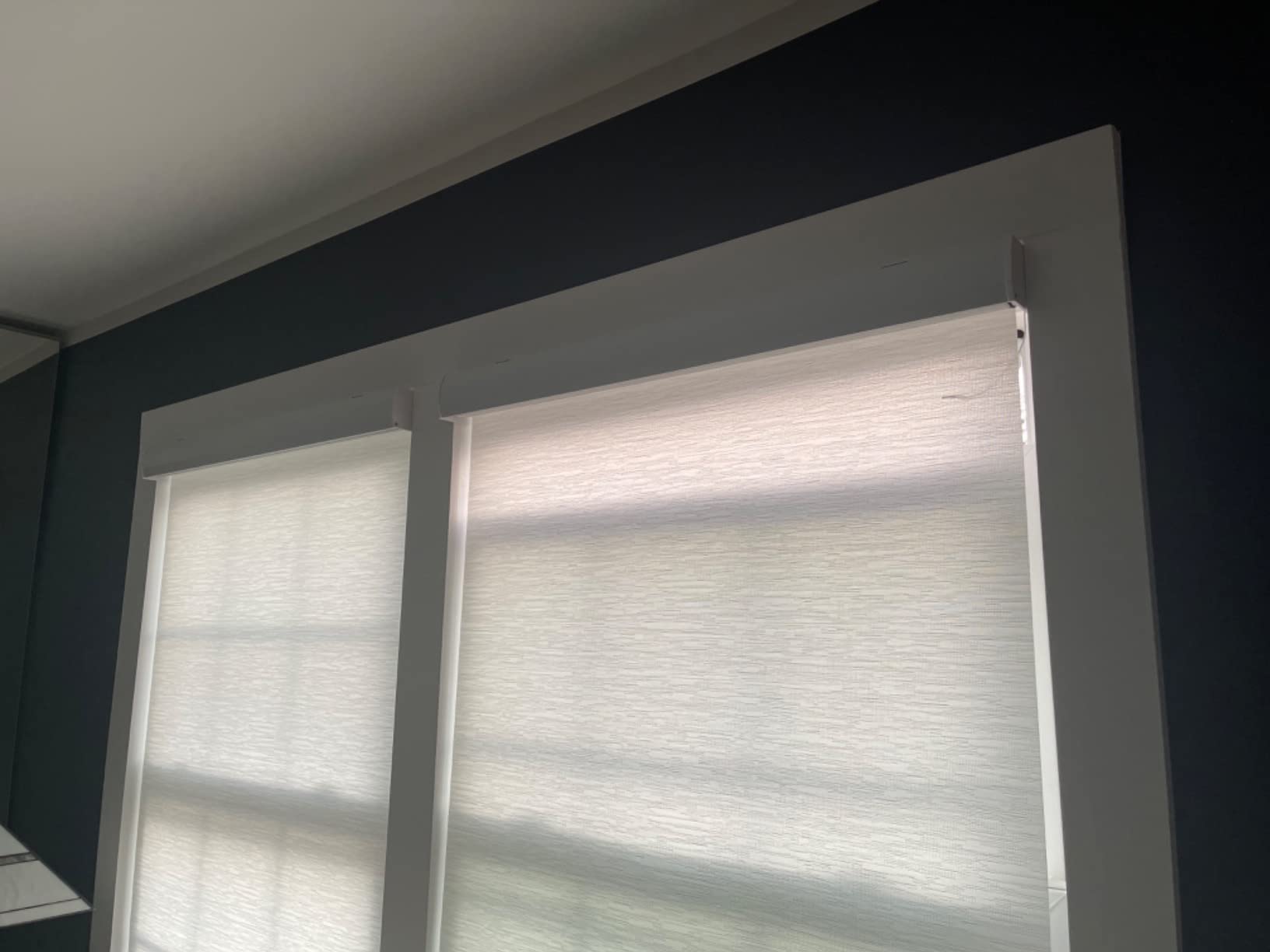 Yoolax Motorized Blinds with Remote, Light Filtering Smart Window Blinds | Motorized Shades for Living Room Home Office, Works with Alexa Google Home Apple Home, Automatic Roller Shades, Custom Size customer photo 1