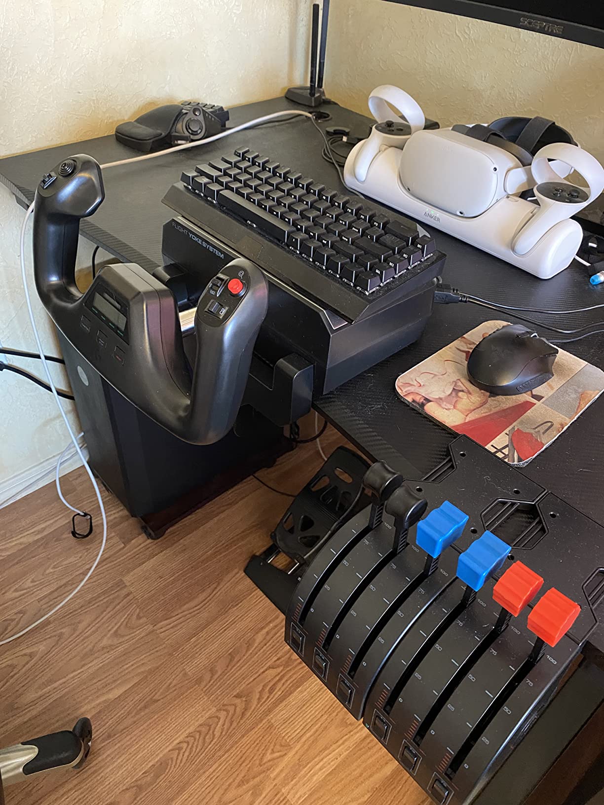Logitech G PRO Flight Yoke System Professional Simulation - Black customer photo 1