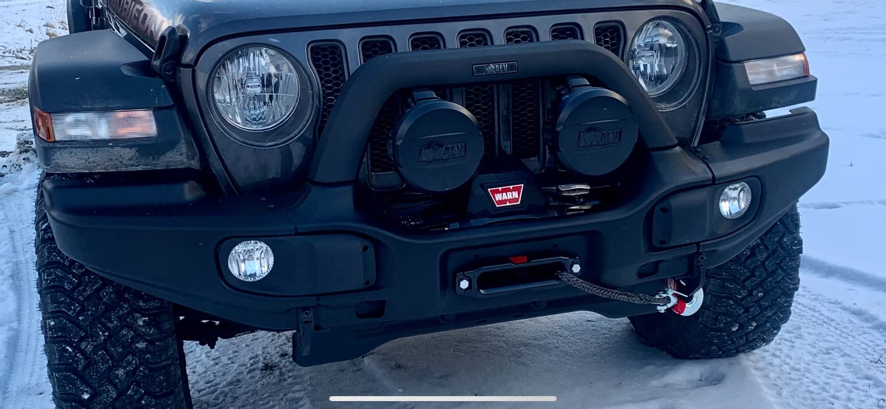 WARN VR EVO 12-S Electric 12V Winch with 12,000 lb Pull Capacity - Synthetic Rope, IP68 Waterproof, High-Performance Off-Road Recovery Winch for Trucks, Jeeps, and SUVs customer photo 2