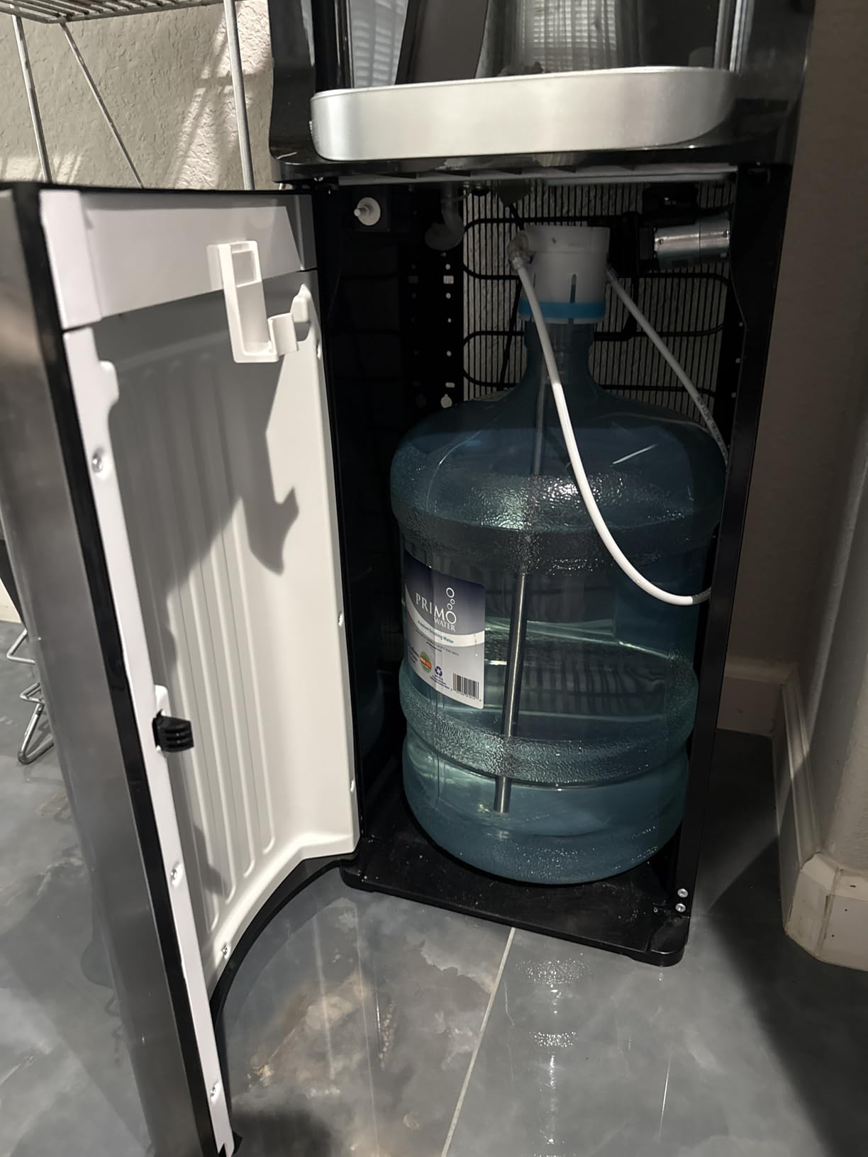 Brio Bottom Loading Water Cooler Dispenser for 5 Gallon Bottles - 3 Temperatures with Hot, Room & Cold Spouts, Child Safety Lock, LED Display with Empty Bottle Alert, Stainless Steel customer photo 2